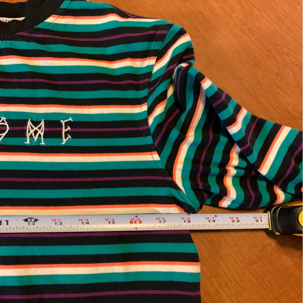 Longsleeve striped Welcome shirt, small. Streetwear - Picture 5 of 7